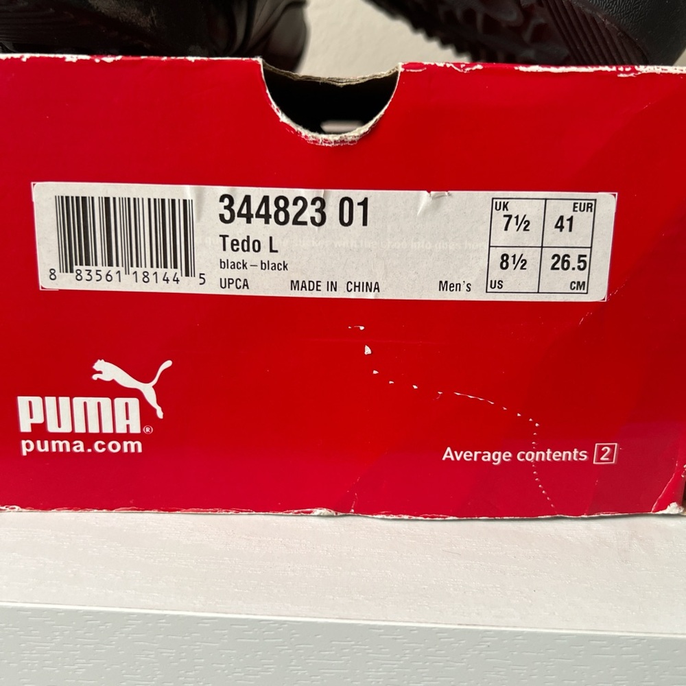 Puma Men's Classic Black Sneakers - Picture 2 of 5